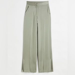 Green satin pants ✨